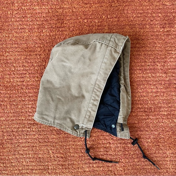 Carhartt Jacket XL brown duck canvas sherpa lined - Picture 12 of 12